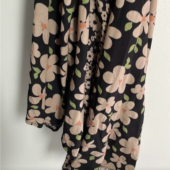 NWOT FREE PEOPLE BLACK FLORAL DEWBERRY MAXI DRESS  Size XS - Picture 8 of 10